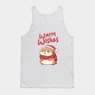 Warm Wishes Christmas Marmot Tank Top